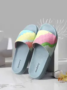 DressBerry Women Colourblocked Sliders