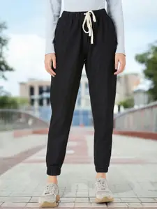 DressBerry Women Regular Length Mid Rise Clean Look Regular Fit Denim Joggers