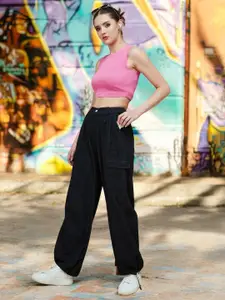 DressBerry Women Straight-Fit High-Rise Stretchable Light Weight Denim Jeans