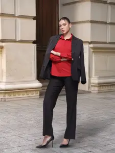 French Connection Pure Cotton Drop-Shoulder Sleeves Relaxed Fit Casual Shirt