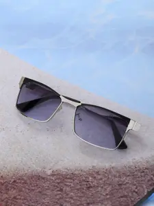 Carlton London Men Rectangle Sunglasses with UV Protected Lens