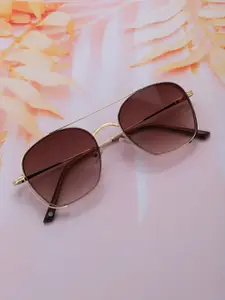 Carlton London Rectangle Sunglasses with UV Protected Lens