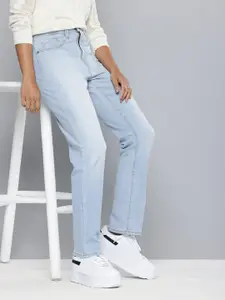 Levis Women 724 Slim Straight Fit High-Rise Light Fade Stretchable Jeans