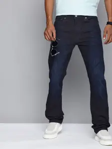 Levis Men 513 Slim Straight Fit Light Fade Stretchable Jeans