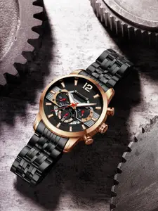 GIORDANO Men Dial & Bracelet Style Straps Analogue Watch GZ-50032-33