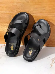 U.S. Polo Assn. Men Leather IKER Comfort Sandals