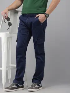 Pepe Jeans Men Straight Fit Stretchable Cargo Style Jeans