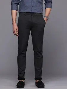 Louis Philippe Sport Men Abstract Printed Super Slim Fit Chinos Trousers