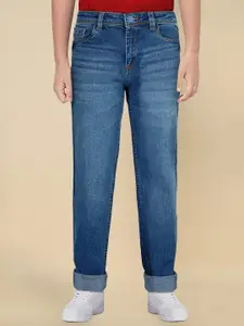 Allen Solly Junior Boys Slim Fit Mid-Rise Cotton Heavy Fade Jeans