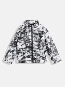 Allen Solly Junior Boys Abstract Printed Padded Jacket