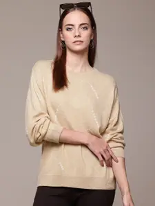 bebe Exclusive Collection Printed Pullover