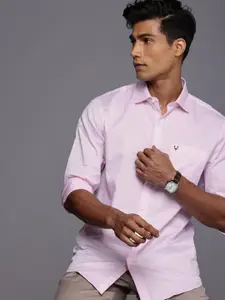 Allen Solly Classic Fit Horizontal Striped Pure Cotton Casual Shirt