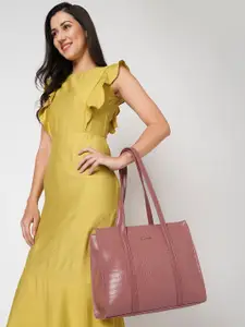 Lavie Textured Structured Satchel with Quilted