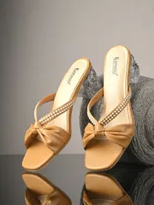 KARADDI Tan Confortable & Lightweight Heels