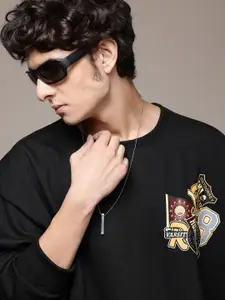 The Roadster Lifestyle Co. Men Printed Relaxed Fit Sweatshirt