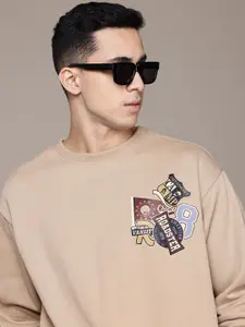 The Roadster Lifestyle Co. Men Printed Relaxed Fit Sweatshirt