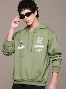 The Roadster Lifestyle Co. Typography Print Hooded Sweatshirt