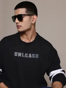 The Roadster Lifestyle Co. Relaxed Fit Printed Sweatshirt