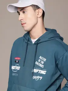 The Roadster Lifestyle Co. Typography Print Hooded Sweatshirt