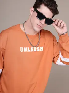 The Roadster Life Co. Typography Printed Relaxed Fit Sweatshirt