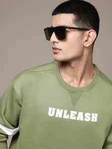 The Roadster Lifestyle Co. Relax fit Printed Sweatshirt