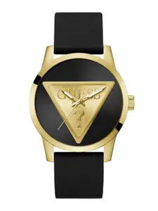 GUESS Men Dial & Leather Straps Analogue Watch GW0781G4