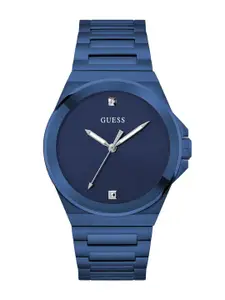GUESS Men Dial & Stainless Steel Straps Analogue Watch GW0833G1