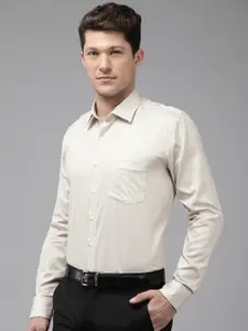 Van Heusen Slim Fit Floral Printed Pure Cotton Formal Shirt