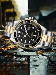 GIORDANO Men Dial & Stainless Steel Bracelet Style Straps Analogue Watch GD-50006-55