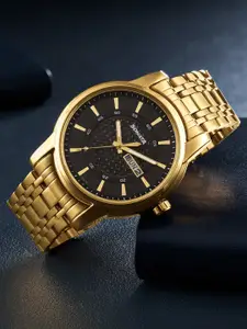 Sonata Men Dial & Stainless Steel Straps Analogue Watch 77141YM01