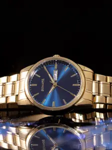 Sonata Men Dial & Stainless Steel Bracelet Style Straps Analogue Watch 77147YM01