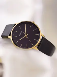 Sonata Women Embellished Dial & Stainless Steel Straps Analogue Watch 87069YL01