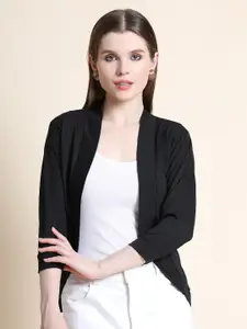 TEEMOODS Open Front Cotton Shrug