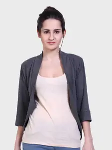 TEEMOODS Open Front Cotton Shrug