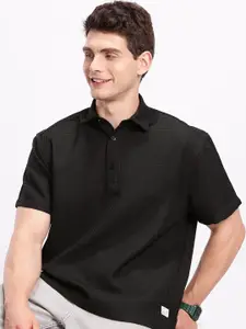 Aeropostale Self Design Textured Casual Shirt