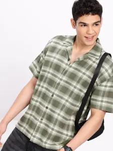 Aeropostale Checked  Relaxed Fit Pure Cotton Casual Shirt