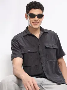 Aeropostale Corduroy Relaxed Fit Casual Shirt