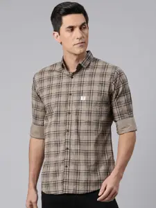 Majestic Man Comfort Slim Fit Tartan Checked Casual Shirt