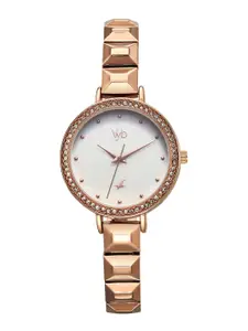 Fastrack Women Vyb Enigma Dial & Bracelet Style Straps Analogue Watch FV60050WM01W