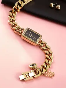 Fastrack Women Vyb Prodigy Dial & Bracelet Style Straps Analogue Watch FV60048YM01W