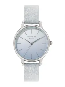 Sonata Women Poze Patterned & Textured Strap Analogue Watch SP80091SL01WF