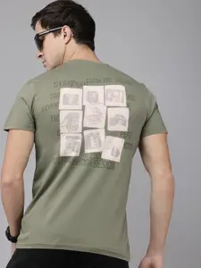 Pepe Jeans  Slim Fit Graphic Printed Pure Cotton T-shirt