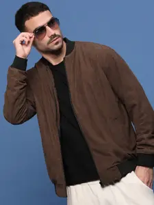 SHOWOFF Men Corduroy Windcheater Bomber Jacket