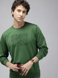 Pepe Jeans Typography Printed Pullover Sweatshirt