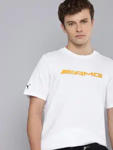 PUMA Motorsport Mercedes-AMG Logo Typography Printed T-shirt