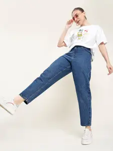 Bene Kleed Women Classic Tapered Fit High-Rise Jeans