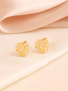 Yellow Chimes Gold Plated Studs