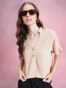 DressBerry Women High-Low Casual Shirt