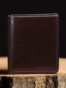 LOUIS STITCH Men Handcrafted Book Shape  Leather Two Fold Wallet