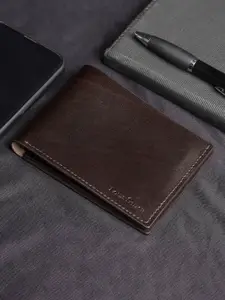 LOUIS STITCH Men Handcrafted Bi Fold Leather Two Fold Wallet
